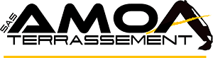 Accueil Logo de l'entreprise AMOA Terrassement, spécialiste du terrassement, de l'assainissement, des aménagements extérieurs, des travaux forestiers et de la démolition en Ille-et-Vilaine et en Mayenne. Vous trouverez sur notre site internet la page de mentions légales, la page de politique de confidentialité, et la page de politique de cookies. Une page qui sommes-nous est également disponible.